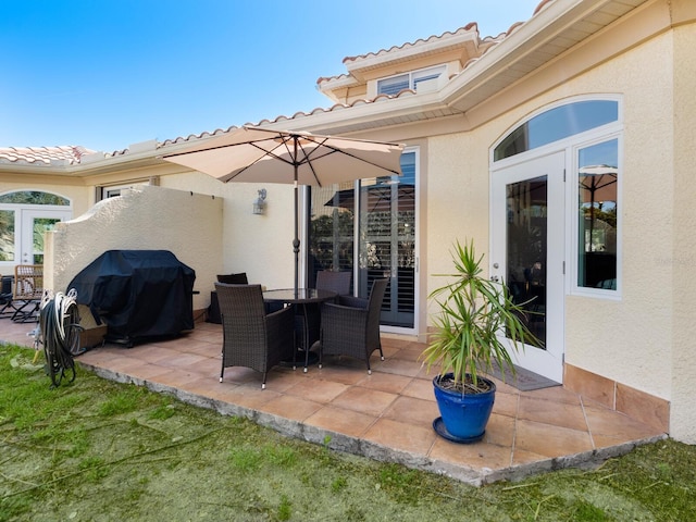 1164 Beachcomber Ct Unit 19, Osprey, FL 34229 - view of patio featuring grilling area