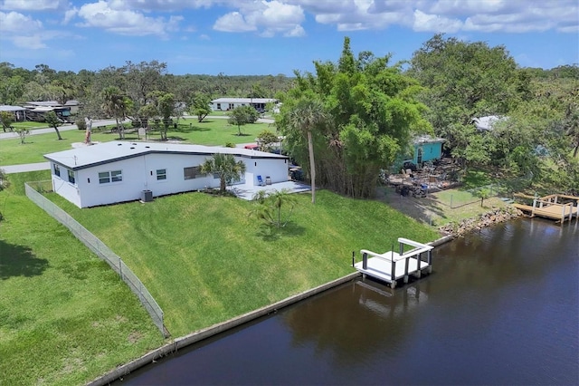6821 Marius Rd, North Port, FL 34287 - view of subject property featuring a large body of water and a tree filled landscape