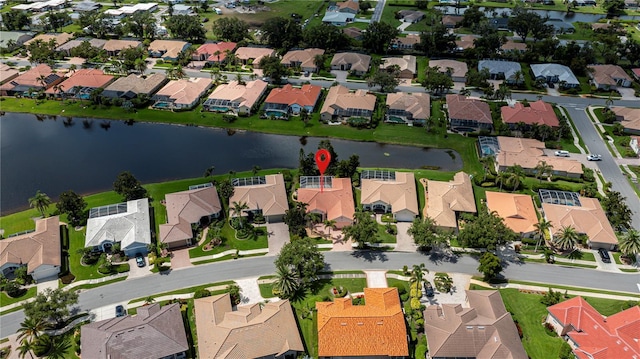 4308 Via Del Santi, Venice, FL 34293 - aerial perspective of suburban area featuring a nearby body of water