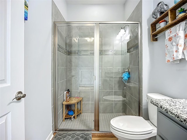 20749 Swallowtail Ct, Venice, FL 34293 - full bath featuring vanity and a stall shower