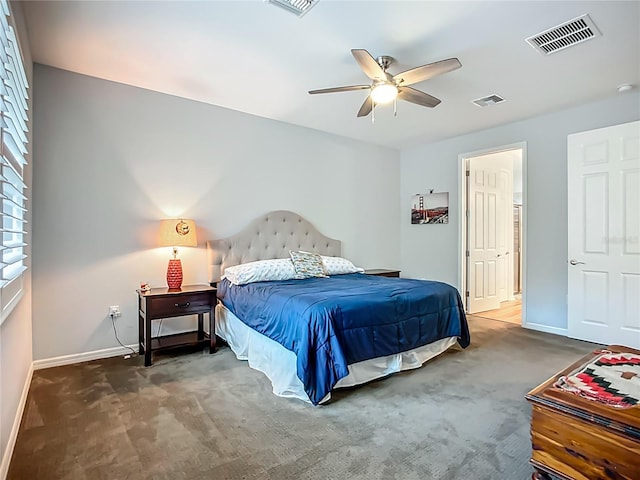 20749 Swallowtail Ct, Venice, FL 34293 - bedroom with carpet and ceiling fan