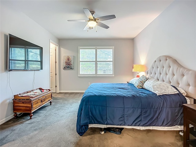 20749 Swallowtail Ct, Venice, FL 34293 - bedroom featuring carpet flooring and a ceiling fan