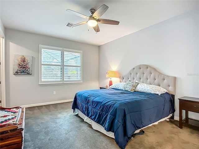 20749 Swallowtail Ct, Venice, FL 34293 - bedroom with carpet and ceiling fan