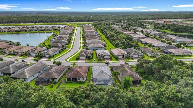 20749 Swallowtail Ct, Venice, FL 34293 - aerial perspective of suburban area featuring a large body of water and a forest