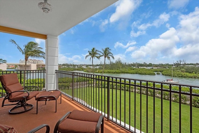 157 Tampa Ave E Unit 305, Venice, FL 34285 - balcony featuring a water view