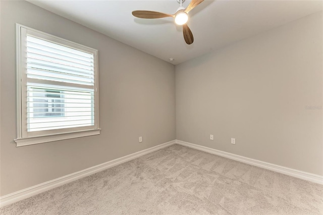 257 Teramo Way, Nokomis, FL 34275 - carpeted empty room featuring baseboards and ceiling fan