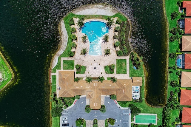 257 Teramo Way, Nokomis, FL 34275 - aerial overview of property's location featuring a pool area