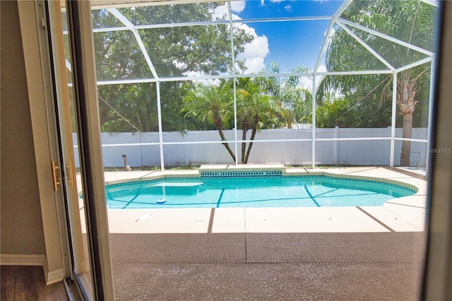 4150 Otoole St, North Port, FL 34291 - view of pool with a patio and a lanai