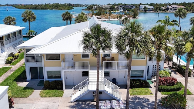 999 Inlet Cir Unit D101, Venice, FL 34285 - view of property with a water view and stairway