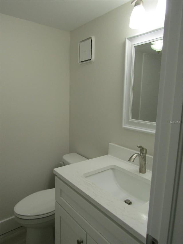 999 Inlet Cir Unit D101, Venice, FL 34285 - half bath featuring vanity and toilet