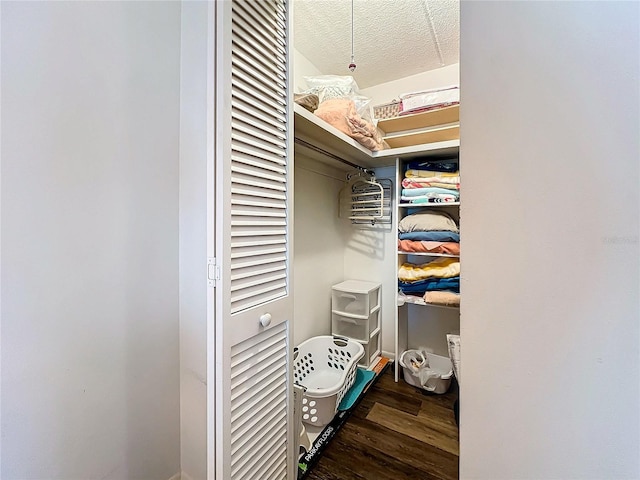 999 Inlet Cir Unit D101, Venice, FL 34285 - walk in closet featuring wood finished floors