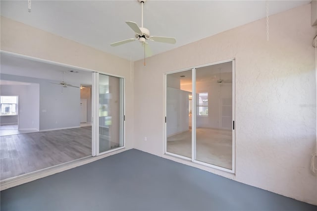519 Catalina Isles Cir, Venice, FL 34292 - view of patio featuring ceiling fan