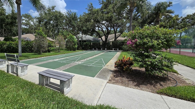 519 Catalina Isles Cir, Venice, FL 34292 - view of community featuring shuffleboard