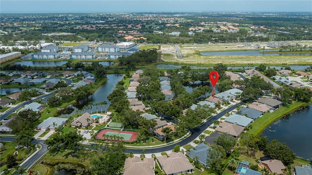 519 Catalina Isles Cir, Venice, FL 34292 - aerial overview of property's location featuring nearby suburban area and a nearby body of water
