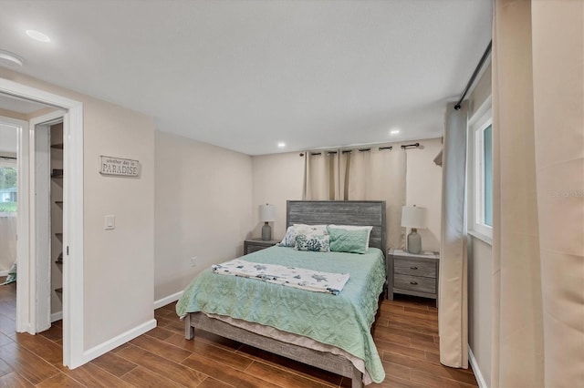 386 Nightingale Rd, Venice, FL 34293 - bedroom featuring wood finished floors and recessed lighting