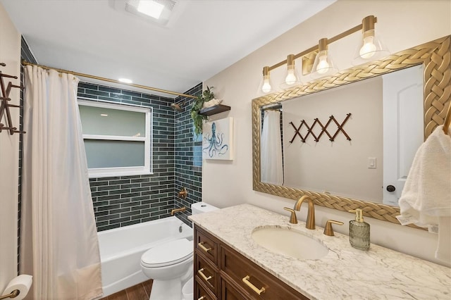 386 Nightingale Rd, Venice, FL 34293 - bathroom featuring vanity and shower / tub combo with curtain