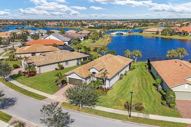 13334 Pacchio St, Venice, FL 34293 - aerial view of residential area with a large body of water