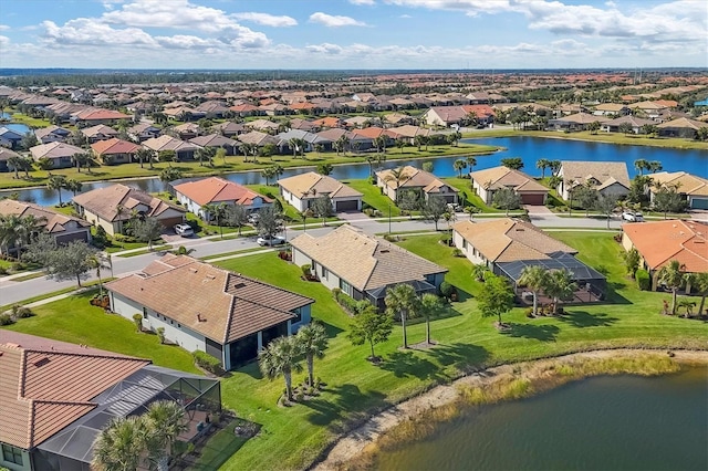 13334 Pacchio St, Venice, FL 34293 - aerial view of residential area with a large body of water