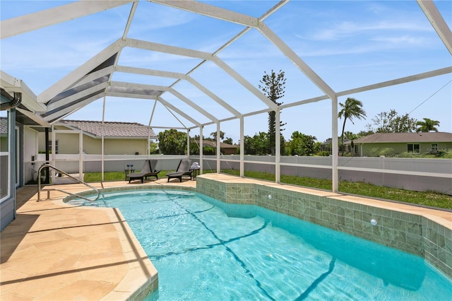 26115 Rampart Blvd, Punta Gorda, FL 33983 - view of pool with a patio area and glass enclosure