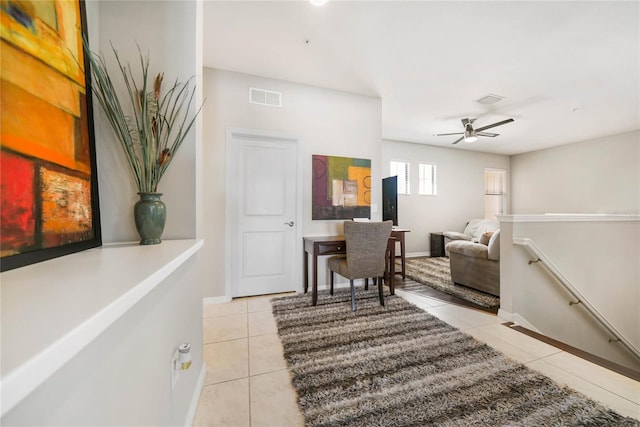 23527 Awabuki Unit 202, Venice, FL 34293 - office featuring light tile patterned floors and ceiling fan