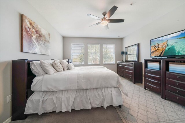 23527 Awabuki Unit 202, Venice, FL 34293 - carpeted bedroom featuring ceiling fan