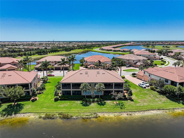 23527 Awabuki Unit 202, Venice, FL 34293 - aerial view of residential area with a nearby body of water