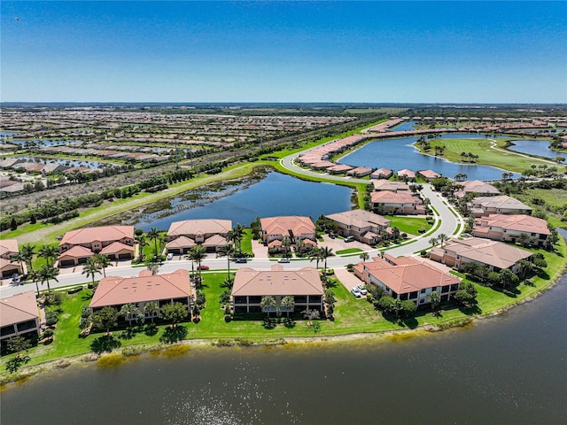 23527 Awabuki Unit 202, Venice, FL 34293 - aerial view of residential area featuring a nearby body of water