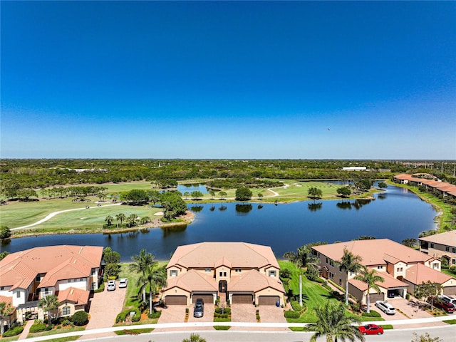 23527 Awabuki Unit 202, Venice, FL 34293 - aerial view of residential area with a large body of water and a local golf course