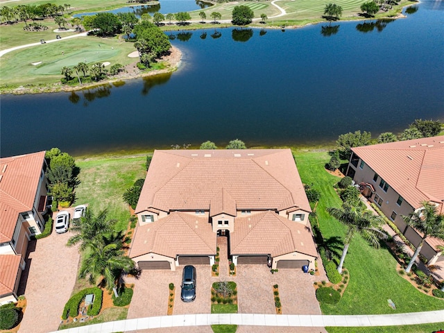 23527 Awabuki Unit 202, Venice, FL 34293 - bird's eye view of a nearby body of water and a golf course