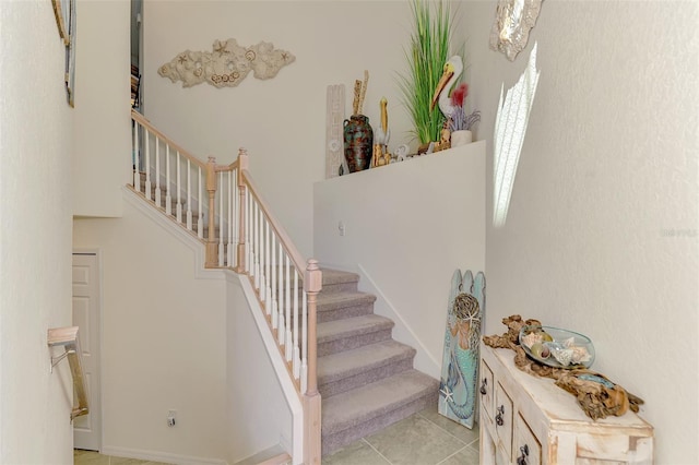 12590 Ghiberti Cir Unit 201, Venice, FL 34293 - stairs with tile patterned flooring