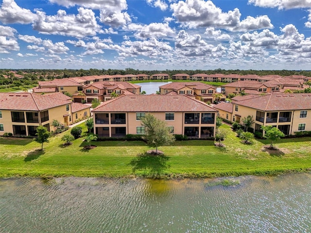 12590 Ghiberti Cir Unit 201, Venice, FL 34293 - aerial view of residential area with a large body of water