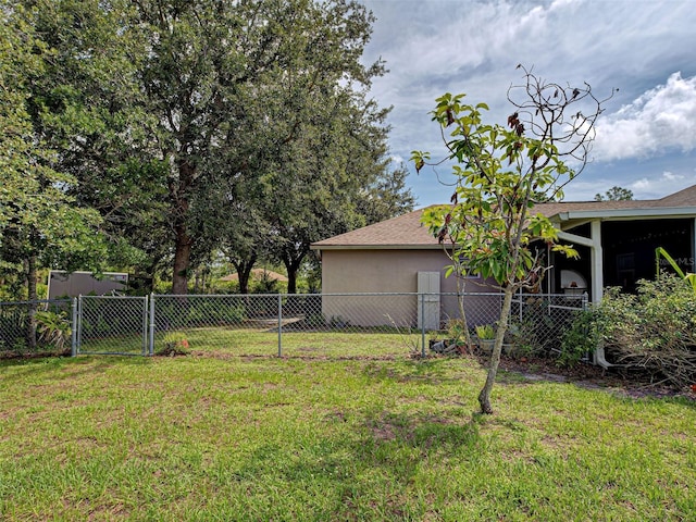 3139 Point St, North Port, FL 34286 - view of fenced backyard