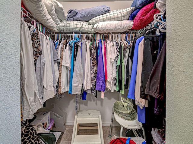 3139 Point St, North Port, FL 34286 - spacious closet featuring carpet floors