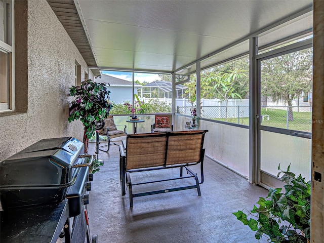 3139 Point St, North Port, FL 34286 - sunroom featuring an outdoor hangout area