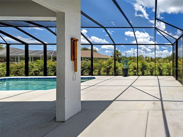 9157 Genesee St, Port Charlotte, FL 33981 - swimming pool with a patio and a lanai