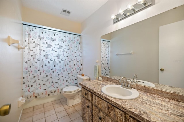 2941 Datura Rd, Venice, FL 34293 - full bath featuring vanity, tile patterned flooring, and shower / bath combo