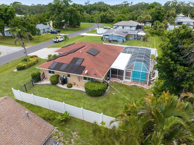 2941 Datura Rd, Venice, FL 34293 - aerial view of property and surrounding area with a pool area