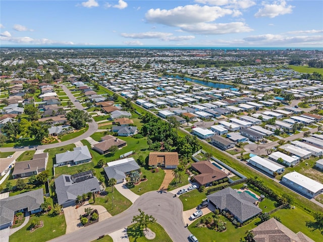 1315 Pine Needle Rd, Venice, FL 34285 - aerial view of property's location with nearby suburban area and a nearby body of water