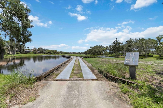 6619 Pinefeather Ct, Bradenton, FL 34203 - dock area with a water view