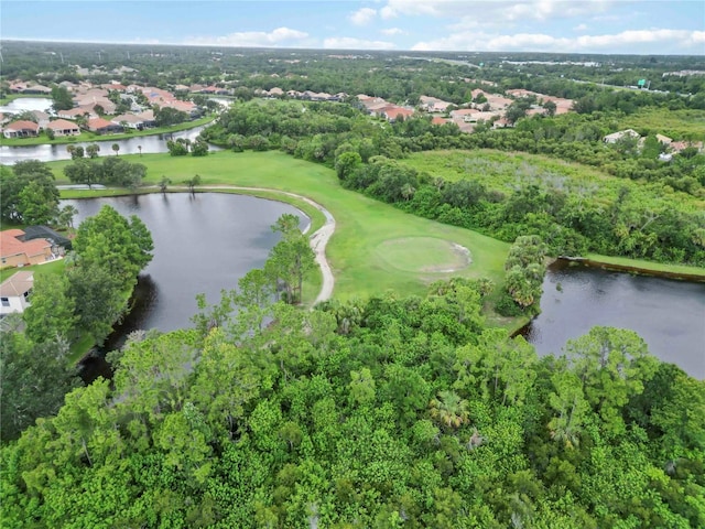 6619 Pinefeather Ct, Bradenton, FL 34203 - aerial view of property's location featuring a large body of water, a golf course, and nearby suburban area