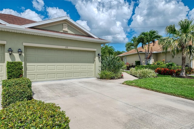 371 Capulet Dr, Venice, FL 34292 - single story home featuring stucco siding and concrete driveway