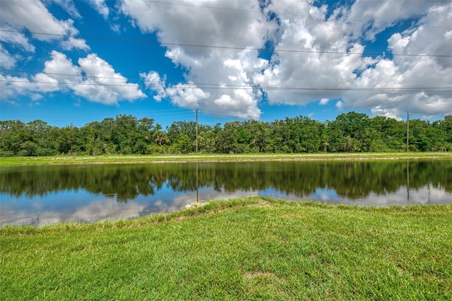 371 Capulet Dr, Venice, FL 34292 - water view with a forest