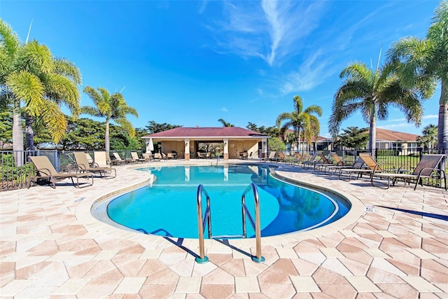 371 Capulet Dr, Venice, FL 34292 - community pool featuring a patio