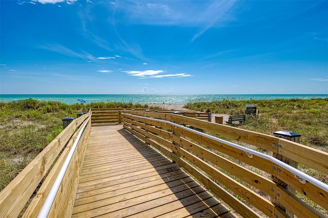 371 Capulet Dr, Venice, FL 34292 - view of property's community featuring view of water and beach