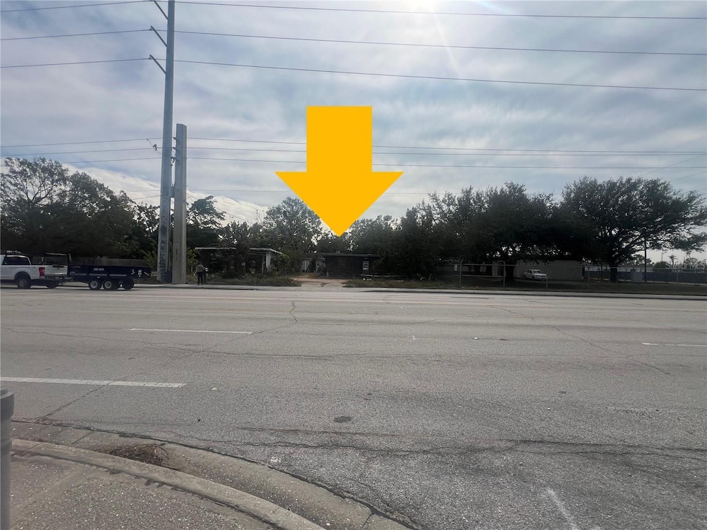 3010 17th St, Sarasota, FL 34234 - view of asphalt road with curbs