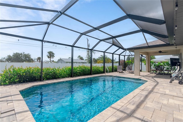 7257 Maguire Ln, Englewood, FL 34224 - outdoor pool featuring a patio area and a lanai