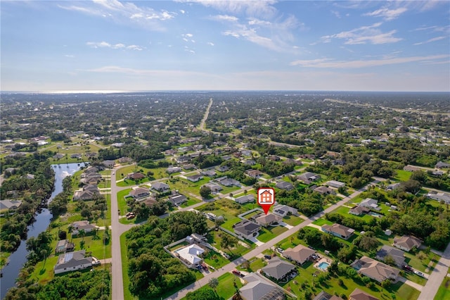7257 Maguire Ln, Englewood, FL 34224 - aerial overview of property's location with a large body of water and nearby suburban area