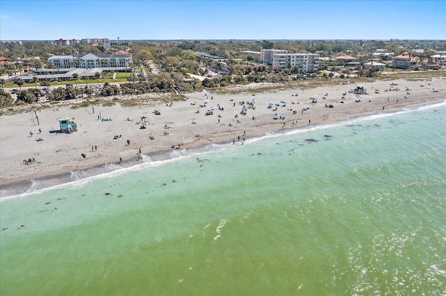 1211 Capri Isles Blvd Unit 6, Venice, FL 34292 - drone / aerial view of expansive beach