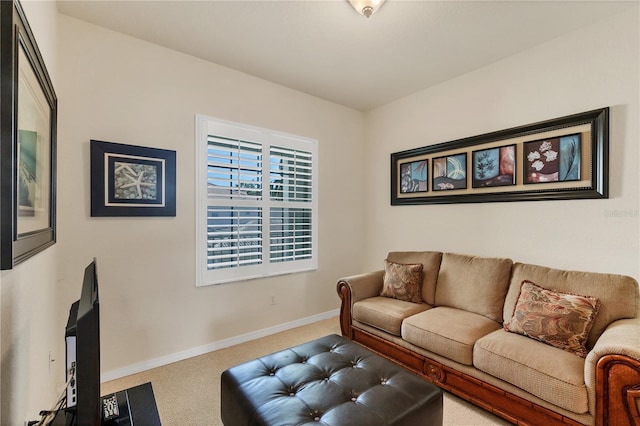 700 Gardens Edge Dr Unit 722, Venice, FL 34285 - carpeted living room featuring baseboards