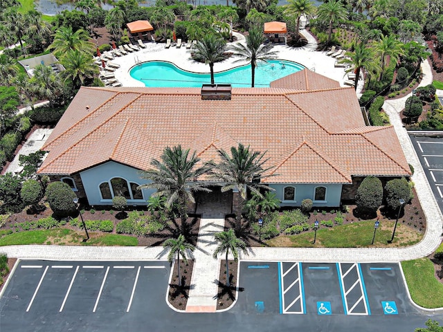 5832 Semolino St, Nokomis, FL 34275 - view of subject property with a pool area
